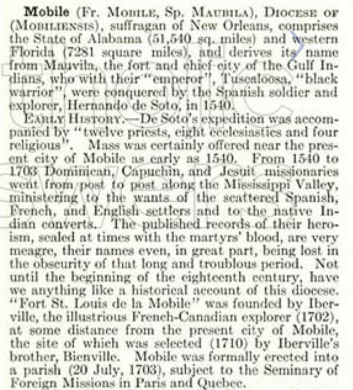 Entry from Catholic Encyclopedia