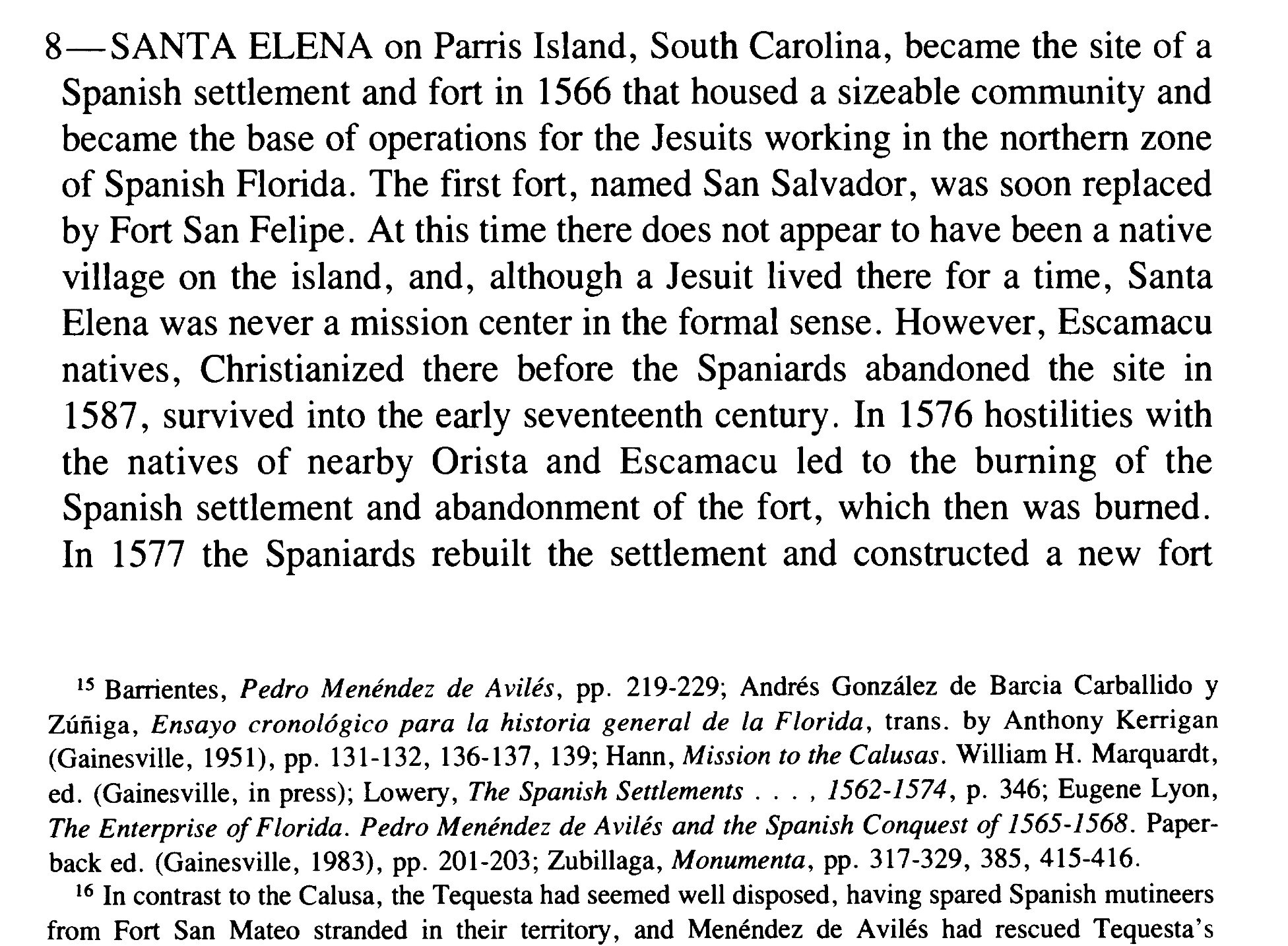 Parris Island — 1569