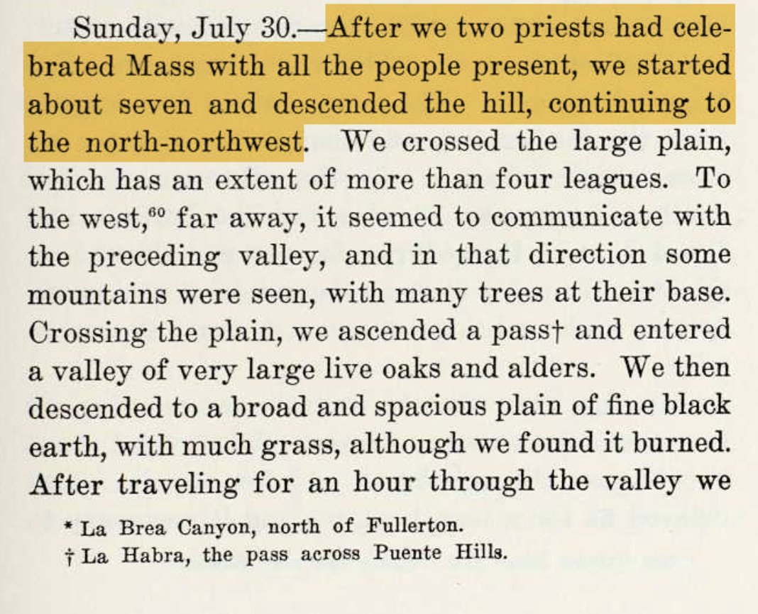 Brea Canyon — July 30, 1769